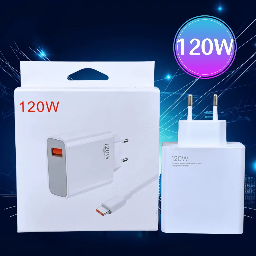 מטען מקורי 120W Turbo Fast EU US UK מתאם קיר Hypercharge כבל USB 6A סוג C עבור Xiaomi 13 12 11 Ultra Red